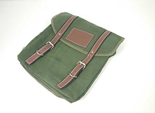 ROYALS GARAGE Customized Royal Enfield Camouflage Canvas Bag Side Saddle Bag 1 Pcs Millitary Green
