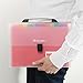 Accordion Folder File Organizer 13 Pockets Expanding A4/Size Letter Paper Multi-Colour Large Capacity Portable Box Document Stand Bag -Bonus Labels for Office, Business, Study …