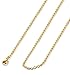 Jstyle 2mm Stainless Steel Mens Rolo Cable Chain Necklace for Women Link 2 Pcs a Set 16-30 Inch