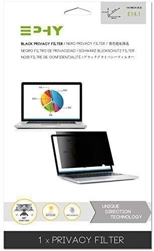 EPHY E14.1 Privacy Filter Screen Protector with Anti-Glare for Laptop TFT Desktop PC LC LED Screen - E14.1 - (14.1" 4:3-286mm x 215mm)