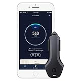 Nonda ZUS Smart Car Locator & USB Car Charger, 24W 4.8A, 2 Ports - Black