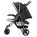 Two Way Stroller, Baby Foldable Conversable Pushchair w/ 5- Point Safety Harness, Sleeping Cushion, Storage Basket, Free Standing by Costzon (Deluxe Black)