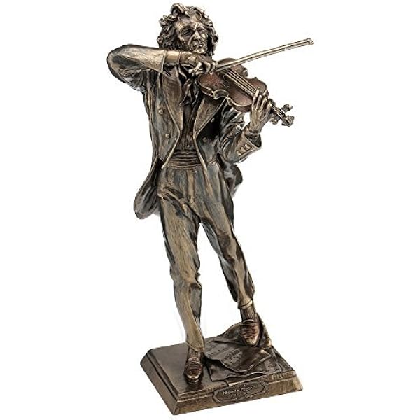8'' Italian Great Musician Niccolo Paganini Bust Bronze Statue Antique ...