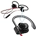 10pcs Double Flange Earbuds for Powerbeats 2 Wireless Headphones Replacement Silicone Eartips (Black)