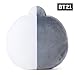 BT21 Van Character Plush Stuffed Animal Cute Face Toy Pillow Room Décor, 16.5 Inch, Grey