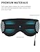 iBREK Sleep Headphones & Travel Bag, Dismountable Washable Sleeping Eye Mask Headphones with Volume Control for Sleeping, AirTravel, Snoring, Insomnia, Meditation and Relaxation-Black