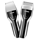 APOSEN Electric Shaver Clipper for Men, Wet & Dry Foil Razor with Aloe Essence Lubrication IPX7 100% Waterproof, Rechargeable and Cordless G5