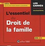 L'ESSENTIEL DU DROIT DE LA FAMILLE - 17EME EDITION (CARRÉS ROUGE) (French Edition) by 