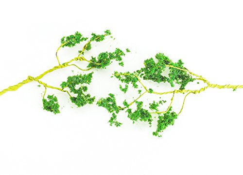 Bachmann Industries Scene Scapes Wire Foliage Branches 60 Wire Train, Dark Green