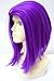 Anogol Women's Teen Titans Raven Wig for Cosplay Costume Party Fancy Dress Hair Wigs DM-933