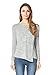 Bearsland Women's Maternity Clothes Comfy Long Sleeves Breastfeeding Shirts and Nursing Tops Gray