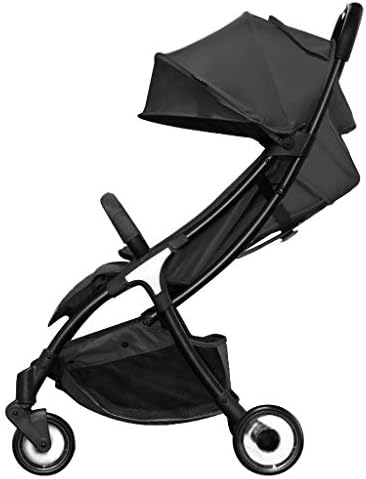 Facing sun Portable stroller with concealed sunshade 3D ventilation cabin single foot brake aluminum alloy frame baby stroller suitable for 0-4 year old baby home newborn stroller