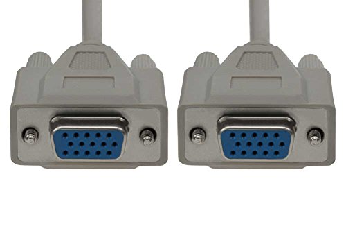 SF Cable, 8" HD15 VGA Male to 2 Female Splitter Cable