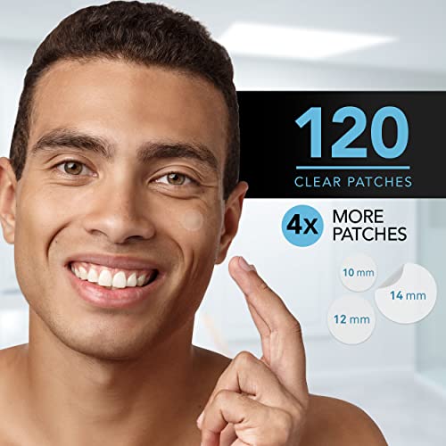 KEYCONCEPTS Acne Patches (120 Count) with Tea Tree Oil, Hydrocolloid Pimple Patches for Face