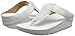FitFlop New Women's Rumba Thong Sandal Urban White 7