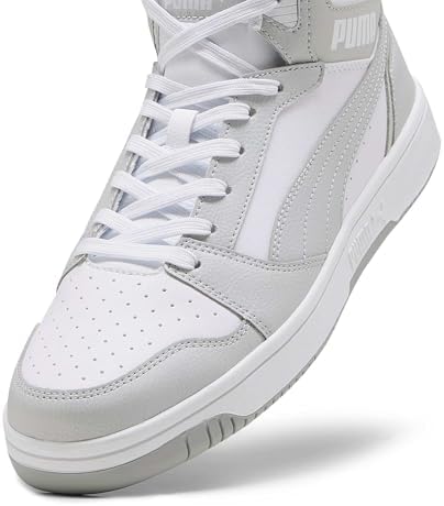 Rebound V6, Scarpe da ginnastica Unisex - Adulto, White Ash Gray, 42 EU