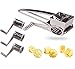 LOVKITCHEN Vegetable Cheese Grater with 3 Interchanging Rotary Ultra Sharp Cylinders Stainless Steel Drums and Slicer