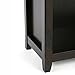 SIMPLIHOME Bedford SOLID WOOD Universal TV Media Stand, 53.9 inch Wide, Living Room Entertainment Center, Storage Cabinet with Glass Doors, for Flat Screen TVs up to 60 inches in Dark Tobacco Brown