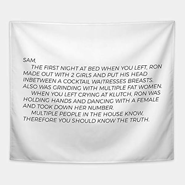 Jersey Shore Tapestry Boutique Funny Tapestry Jersey Shore Letter To Sammi Wall Tapestry Home Decorations For Living Room Bedroom Dorm Decor 59 1 X 51 2 Inches Home Kitchen Amazon Com Jersey Shore Tapestry Boutique Funny Tapestry Jersey Shore Letter To Sammi Wall Tapestry Home Decorations For Living Room Bedroom Dorm Decor 59 1 X 51 2 Inches Home Kitchen Amazon Com