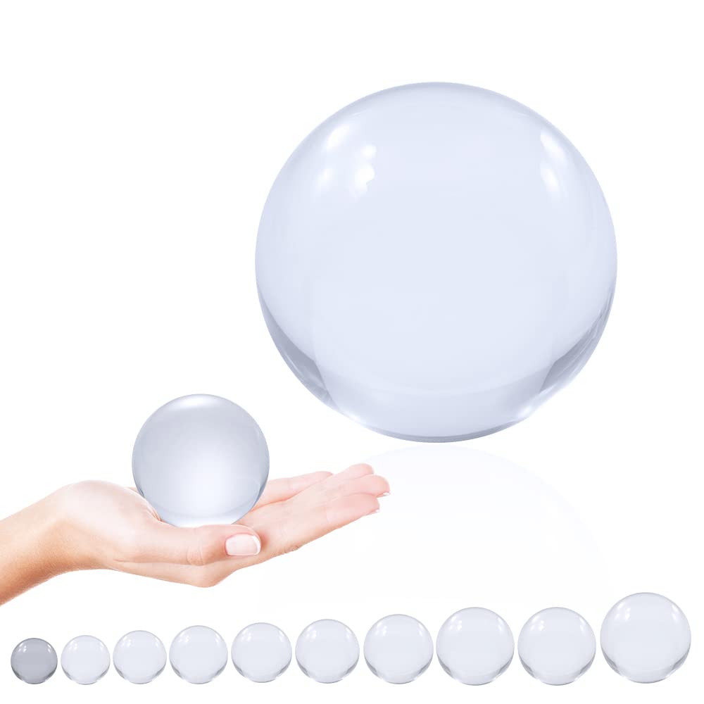 Juggle Dream 60mm Clear Acrylic Contact Juggling Ball - Transparent Clear Contact Juggling Manipulation Performance Balls