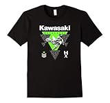 Men's Kawasaki Motocross T-Shirt | Classic Look #27272 Medium Black