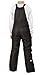 Arctix Kids Insulated Snow Bib Overalls, Black, Small