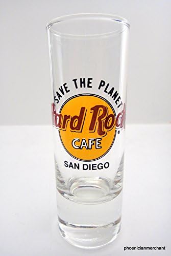 San Diego California Hard Rock Cafe Save The Planet Cordial Shot Glass Shooter