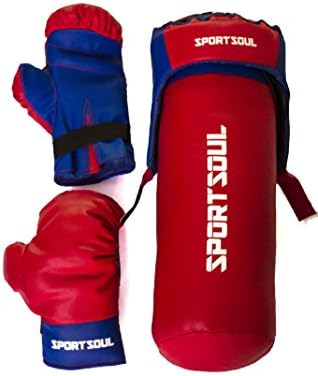 SportSoul Kid's Boxing Set (Punching Bag, Gloves & Headgear)