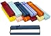 Novel Box® Cardboard Jewelry Bracelet Gift Boxes with Rosebug Bows in Assorted Colors 7.8X1.6X0.8 (Pack of 12) + NB Cleaning Cloth