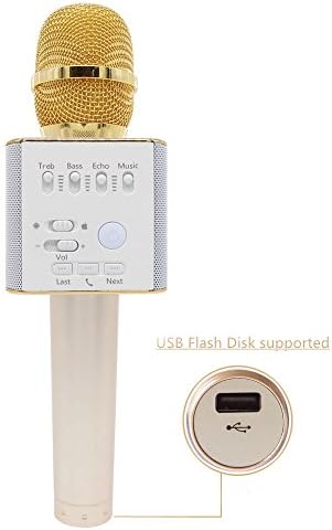 Urbun Q9 Wireless Bluetooth Microphone Portable Karaoke Stereo Player For iOS / Android Smart Phones