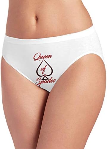 Aiw Wfdnn Queens of Spades Women's Underwear Briefs Hipster Panties Panty