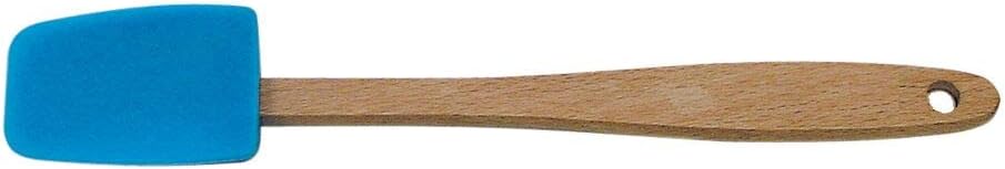 R&M International 4712B Mini Silicone Spoon/Spatula, 7.75", Blue