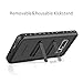 Samsung Galaxy Note 8 Waterproof Case, Meritcase Galaxy Note 8 IP68 Waterproof Full Body Snowproof Dustproof Shockproof Case with Kickstand for Snowmobile Swimming Surfing Diving-- (Black/Clear)