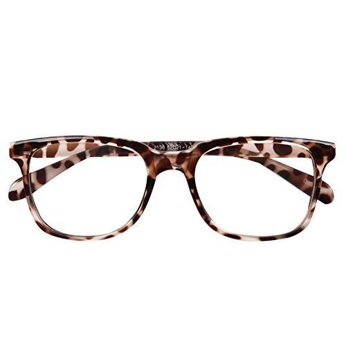 Bi Tao Tortoiseshell Frame Reading Glasses 5.00 Strengths Men Women Fashion Reading Eyeglasses