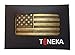FL103-50MM Men's Vintage Steampunk Brass USA Flag Plaque Buckle fits 1.5