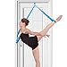tchrules Door Leg Stretcher, Door Flexibility & Stretching Leg Strap - Great for Ballet Cheer Dance Gymnastics or Any Sport Leg Stretcher Door Flexibility Trainer Premium Stretching Equipment (Blue)