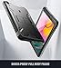Galaxy Tab A 8.0 2019 (8.0 Inch) Rugged Case with Kickstand,SM-T290 SM-T295, Poetic Full Body Shockproof Cover, Built-in-Screen Protector, Revolution, for Samsung Galaxy Tab A 8.0 Inch (2019), Black