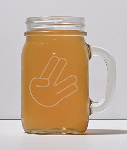 pallypantsSpocker - 12 Ounce Glass Mason Jar Mug