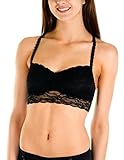 Rene Rofe Lace Longline Racer Back Bralette with Removable Pads