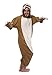 SAZAC Sloth Kigurumi - Onesie Jumpsuit Halloween Costume (X-Large)