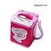 CARETHYS Makeup Brush Cleaner Device Mini Automatic Cleaning Washing Machine Mini Toy (Dark Pink)