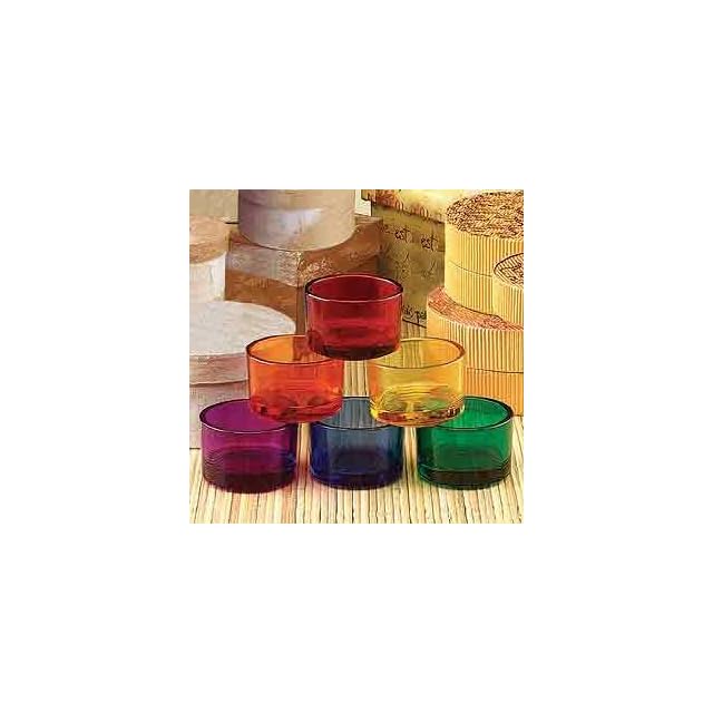 StealStreet Rainbow Candelabra Votive Colorful Small Tealight Candle