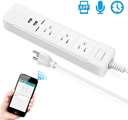 New Smart Wi-Fi Wall Switch, Oittm Touch Screen Switch Glass Panel Remote Control Lights and Appliances Timer with smartphone, Compatible with Alexa (Tow-way)