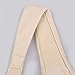 Delimira Women's Comfort Underwire Full Coverage Non-Foam Racerback Front Closure Bra Beige 40D