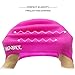 IWAMEE Swim Cap Silicone for Swimmers Man Wommen with lang or short Hair Pink