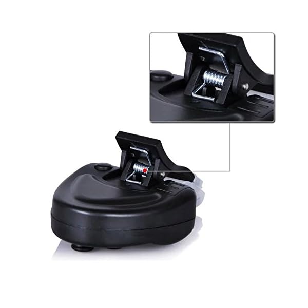 4-pack-Electronic-Fish-Finder-Bite-Alarm-LED-Light-Alert-Bell-Clip-on-Fishing-Rod-Black