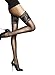 Fiore Sandrine Deep Lace Top Hold Ups Black L