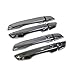 Rqing for Honda Civic 10th 2016 2017 2018 2019 Chrome Door Handle Cover Trims -with Keyless Entry System