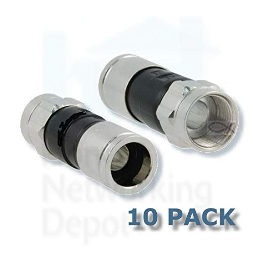 BELDON/PPC Compression F CONNECTORS (Ten (10) Pack, PPC-EX6XLP)