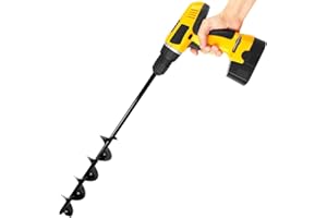 ERYTLLY Bulb Planter, Auger Spiral, Garden Planter Tool 3 x 24 Inch,Rapid Umbrella Hole Digger for Planting Bulb Seedlings Bedding Tulips, and Digging Weeds Roots